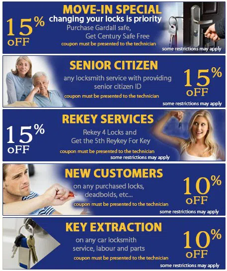Watertown Lock And Locksmith, Watertown, MA 617-859-6730 - coupon13-set-five